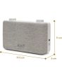 Roberts PLAYFMW FM/MW/LW Compact and Portable Radio - White