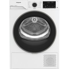 Hotpoint CHD94MWBSUK Fabric Care 9kg Heat Pump Tumble Dryer with HomeWhiz