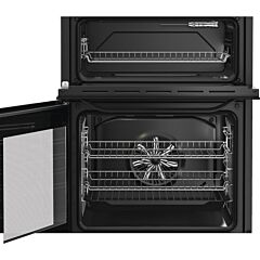 Hotpoint HTE6VDCB1 Freestanding Electric Cooker with Ceramic Hob - Black