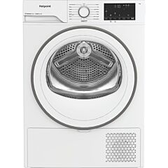 Hotpoint CHD113MWWUK Freestanding 11kg Heat Pump Tumble Dryer with PetHairCare - White