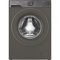 Hotpoint HB123WGCAREUK Fabric Care Freestanding 12kg 1400rpm Washing Machine with HomeWhiz - Manhattan Grey