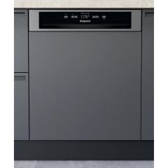 Hotpoint H3B L626 X UK Semi-Integrated Dishwasher - Inox