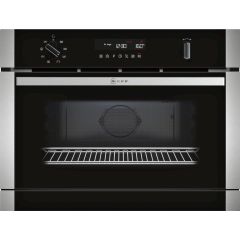 Neff C1APG64N0B, Built-in compact microwave with steam function