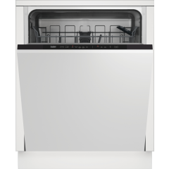 Beko DIN15X20 Full Size Integrated Dishwasher - White