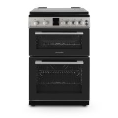 Montpellier MDOG60LS 60cm Double Gas Cooker in Silver
