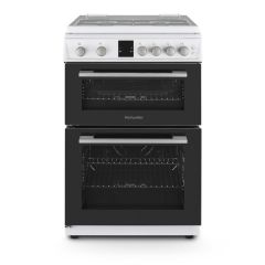 Montpellier MDOG60LW 60cm Double Gas Cooker in White