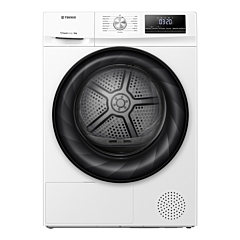 Teknix TKHP8HW Freestanding 8kg Heat Pump Tumble Dryer with Sensor Drying - White - D Rated
