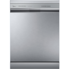 Midea MDWPF1233C(S)-WG-UK 12 Place Setting Freestanding 60cm Dishwasher - Silver