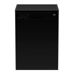 Beko DFN05320B Full Size Dishwasher, 13 Place Settings, Black