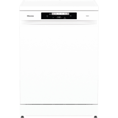 Hisense HS643D60WUK Hi4 Freestanding Dishwasher, 60 Cm