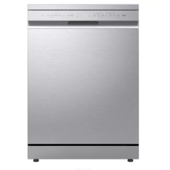 LG DF273FVS 14 Place Setting Truesteam™ Full Size Freestanding Dishwasher, Silver