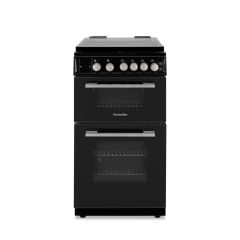Montpellier MDOG50LK 50cm Double Gas Cooker in Black