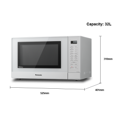 Panasonic NN-ST45KWBPQ PA4500 1000W 32L Family Inverter Microwave