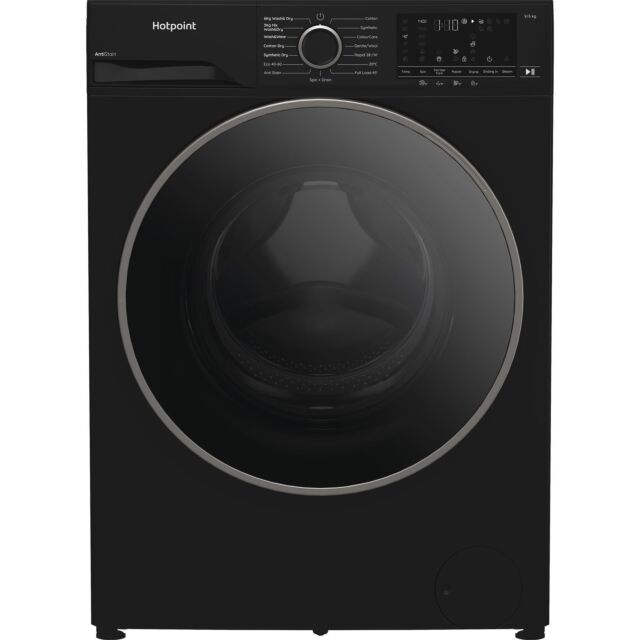 Hotpoint HBD9681BANTISTAINUK 9kg Wash 6kg Dry AntiStain Washer Dryer - Black
