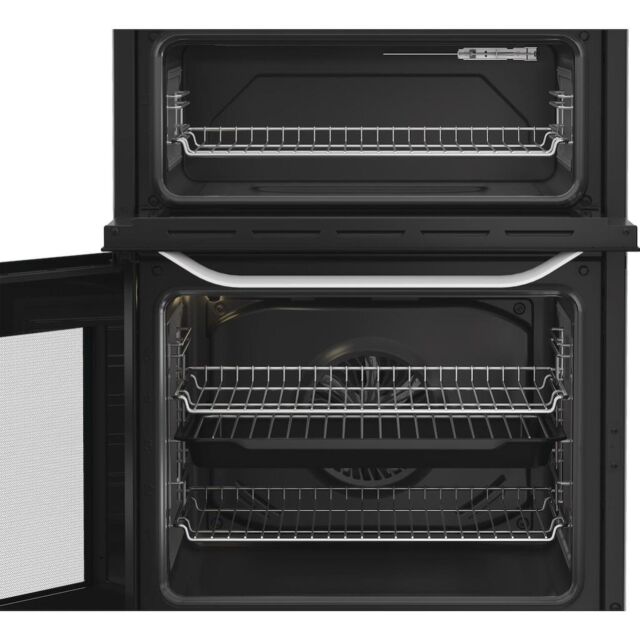Hotpoint HDD6GDC2W Freestanding 60cm Dual Fuel Cooker with Double Oven - White