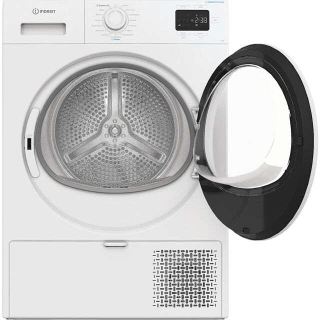 Indesit C YSD 82D WW UK Freestanding 8kg Heat Pump Tumble Dryer