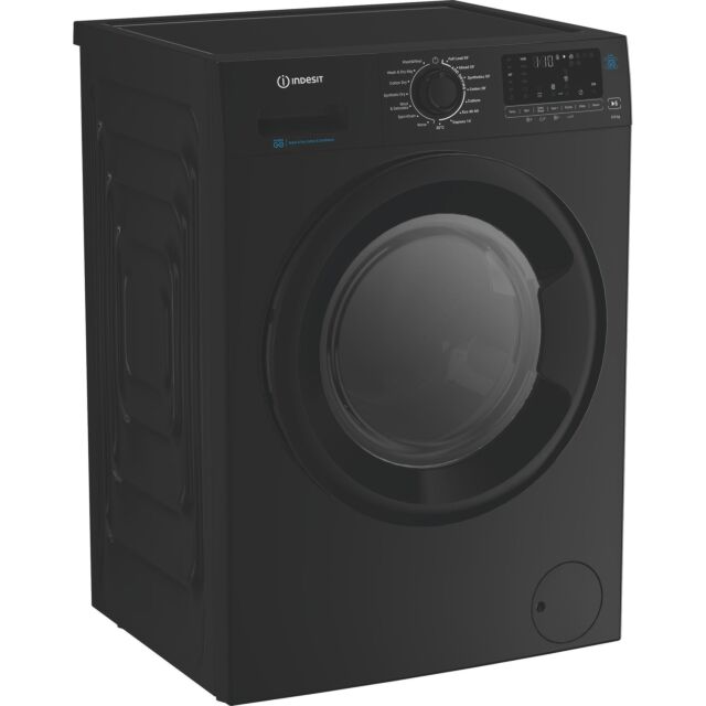 Indesit IDP9646BPUSHGOUK 9kg Wash 6kg Dry Push&Go Washer Dryer with Steam - Black