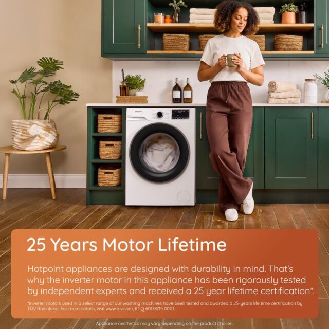 Hotpoint HP105ACAREUK Fabric Care Pro Freestanding 10kg 1400rpm Washing Machine with HomeWhiz