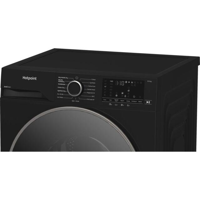 Hotpoint HBD9681BANTISTAINUK 9kg Wash 6kg Dry AntiStain Washer Dryer - Black