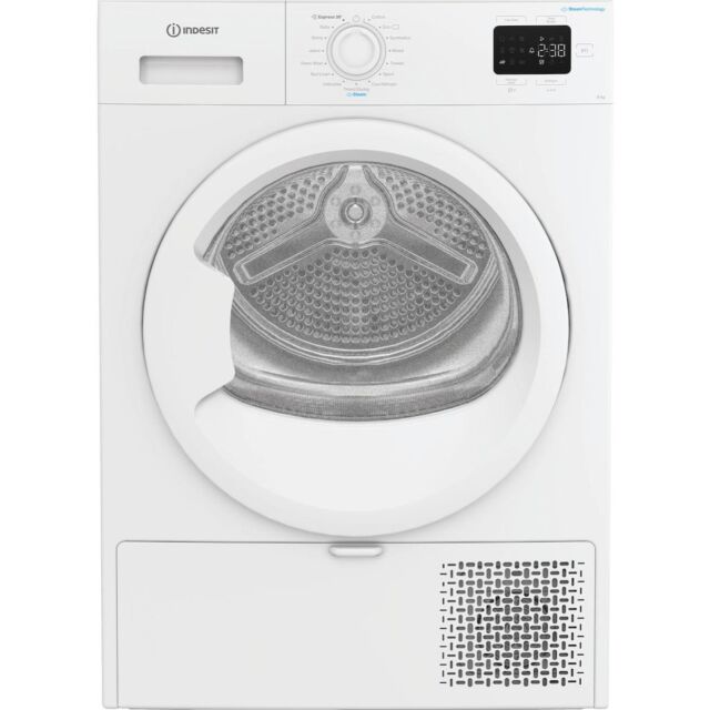 Indesit C YSD 82D WW UK Freestanding 8kg Heat Pump Tumble Dryer
