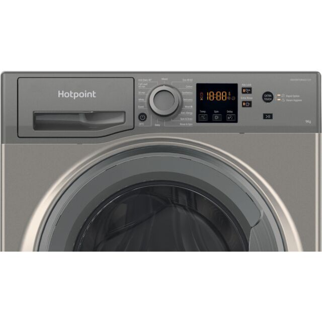 Hotpoint NSWF 946 GG UK Anti-Stain 9kg 1400rpm Washing Machine - Graphite