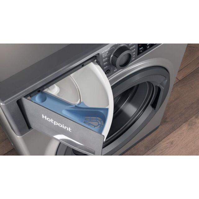 Hotpoint NSWF 946 GG UK Anti-Stain 9kg 1400rpm Washing Machine - Graphite