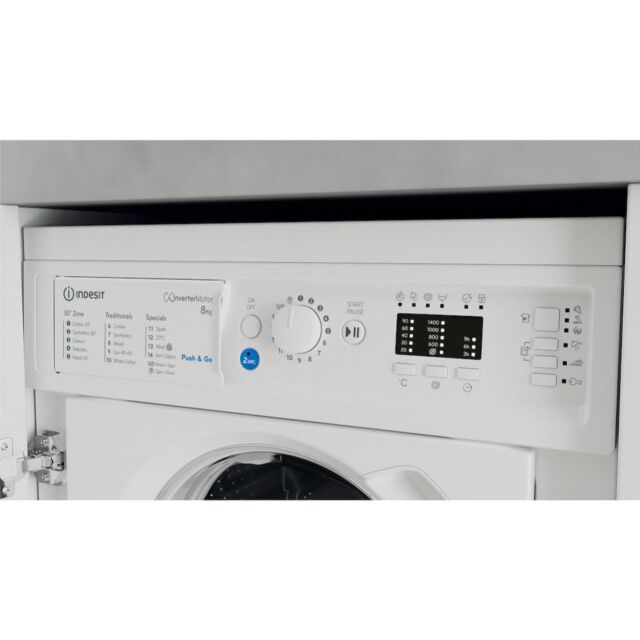 Indesit BI WMIL 81485 UK Built-In Washing Machine