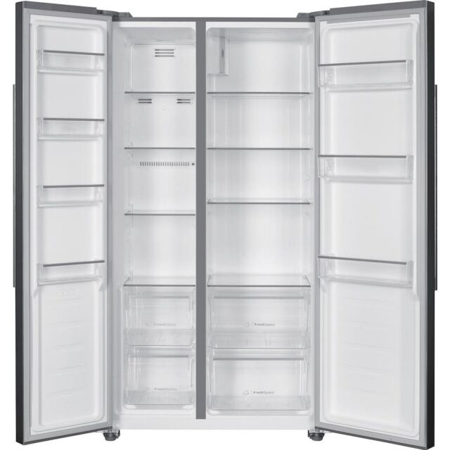 Indesit Push&Go INGF 6441 XP4UK Total No Frost American Fridge Freezer - Inox