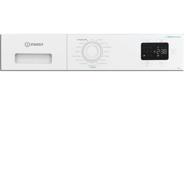 Indesit C YSD 82D WW UK Freestanding 8kg Heat Pump Tumble Dryer