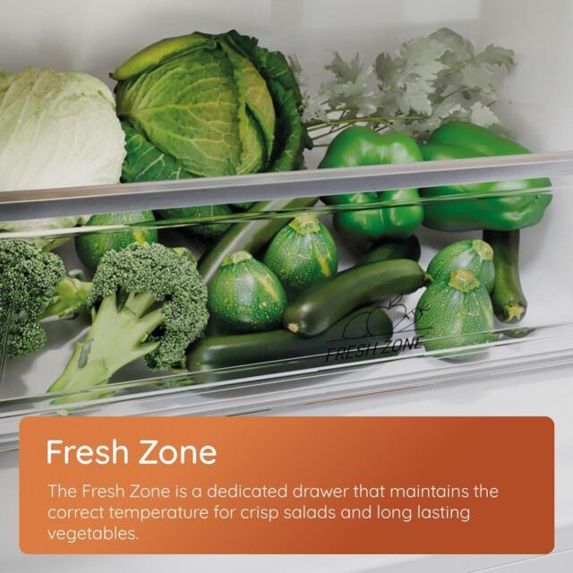 Hotpoint HPKH 1261W XBR4UK Freestanding 50/50 No Frost Fridge Freezer with Water Dispenser - Black