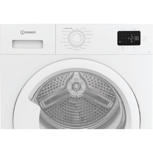 Indesit C YSD 83D WW UK Freestanding 8kg Heat Pump Tumble Dryer