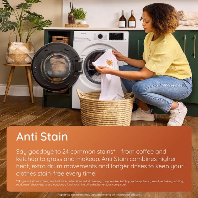 Hotpoint HBD8680ANTISTAINUK 8+6kg AntiStain Freestanding Washer Dryer
