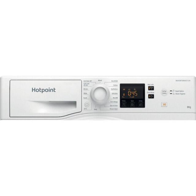 Hotpoint NSWF 846 W UK Anti-Stain 8kg 1400rpm Washing Machine - White