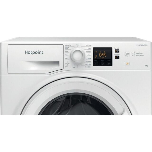 Hotpoint NSWF 846 W UK Anti-Stain 8kg 1400rpm Washing Machine - White