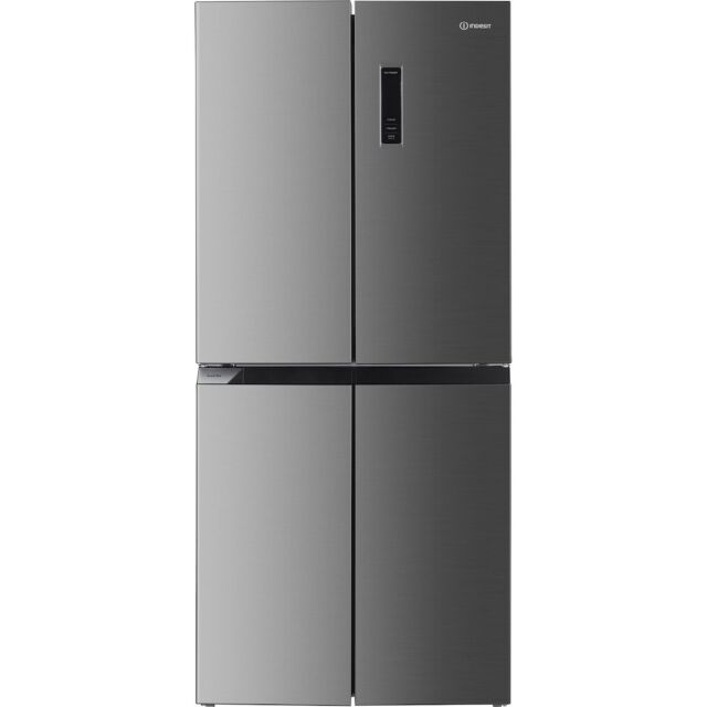 Indesit Push&Go INGF 6421 XP4UK Total No Frost 4 Door American Fridge Freezer - Inox