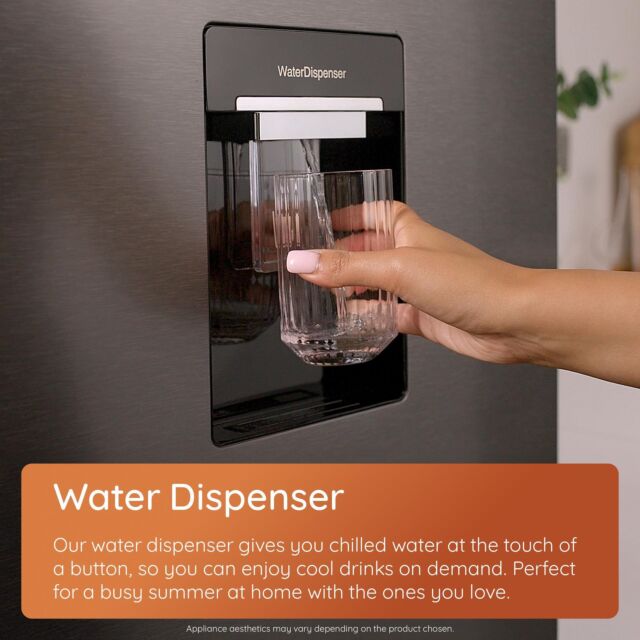 Hotpoint HPKH 1261W W4UK Freestanding 50/50 No Frost Fridge Freezer with Water Dispenser - White