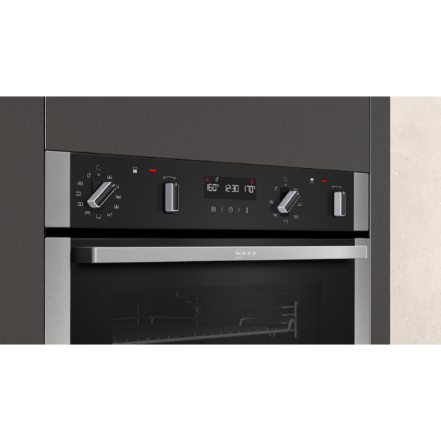 Neff U2ACM7HH0B, Built-in double oven