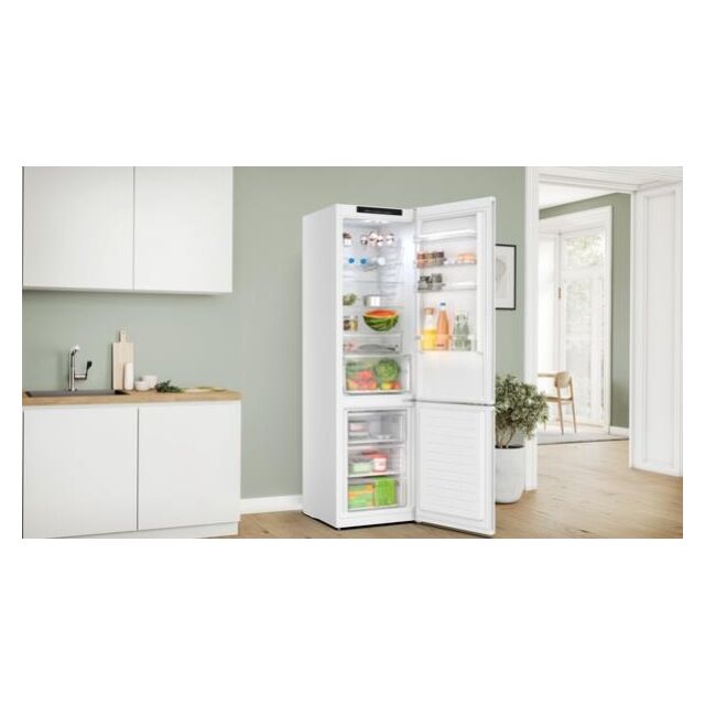 Bosch KGN392WDFG, Free-standing fridge-freezer with freezer at bottom
