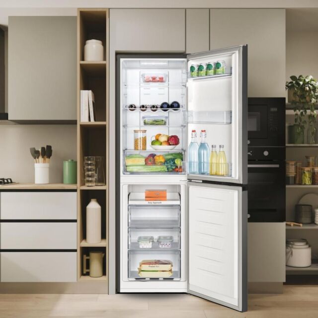 Teknix FFPH1825PB 55cm 50/50 Fridge Freezer Total No Frost - Black