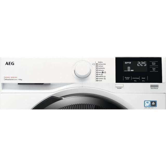 AEG TR818P4B 8000 Series 8kg Heat Pump Tumble Dryer
