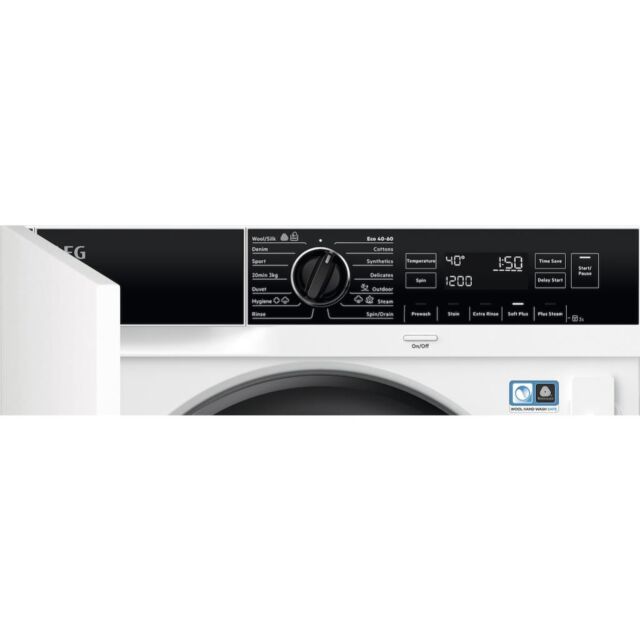 AEG LF7C8636BI 7000 Series Front Loading Full Size 8kg Washing Machine