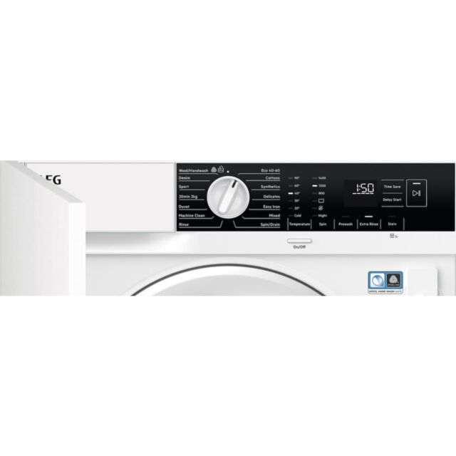AEG LFX6G7434BI 6000 Series Front Loading Full Size 7kg Washing Machine