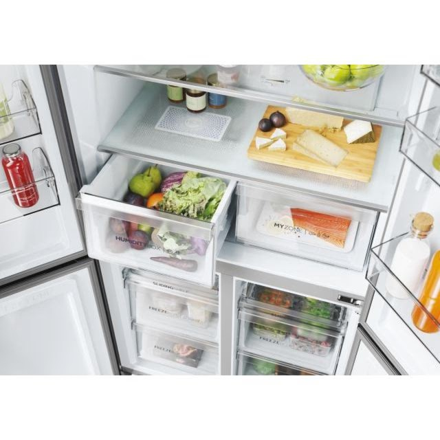 Haier HCR5919ENMM American Fridge Freezer