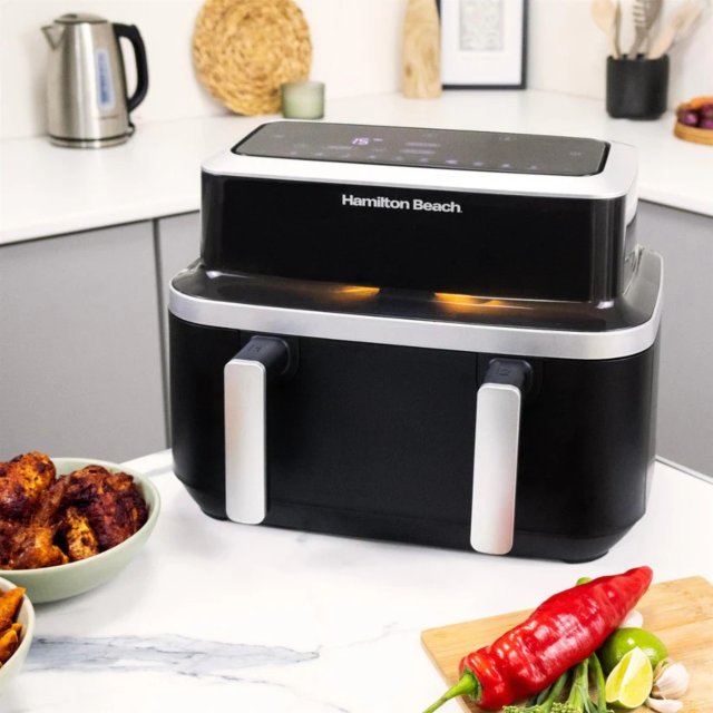 hamilton beach HB700VCGS Vision Cook 9L Dual Air Fryer