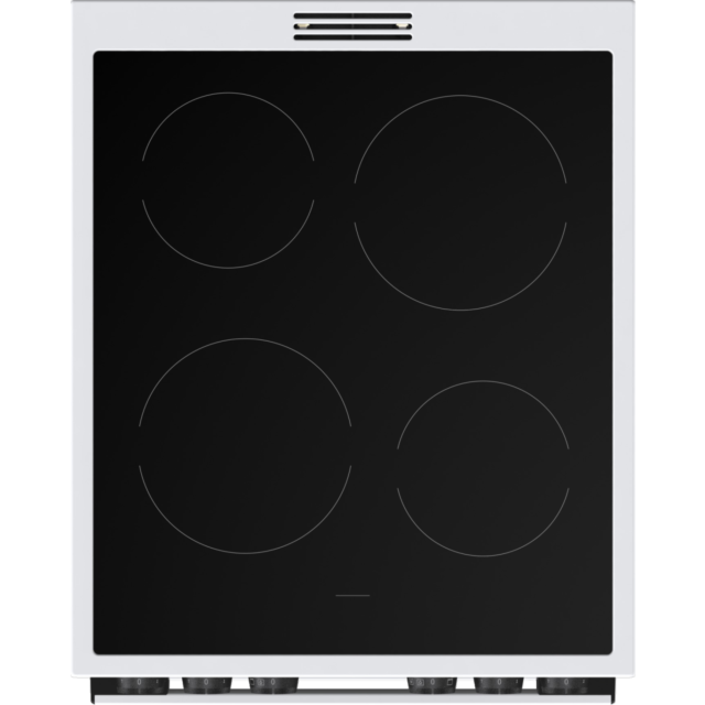 Hisense HDCEC5C10W Electric Cooker With Double Oven, 50 Cm