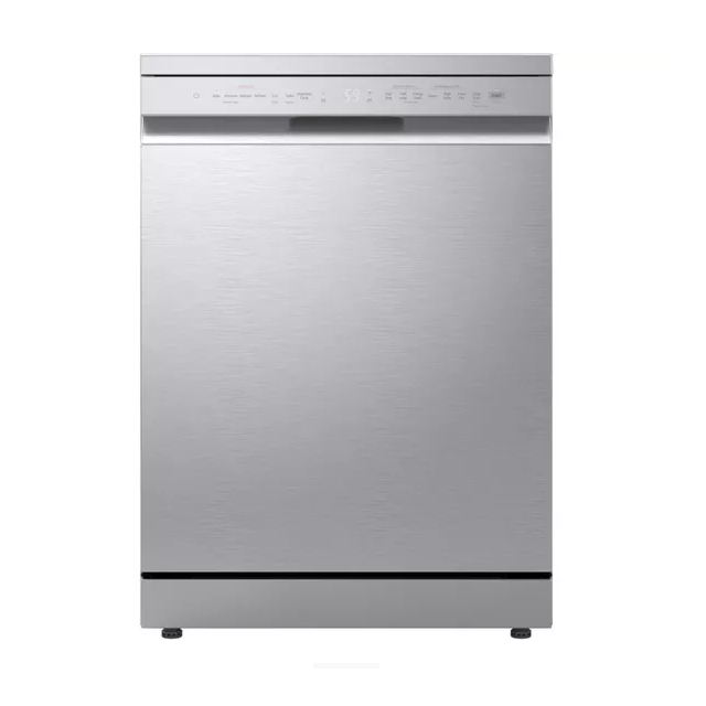 LG DF273FVS 14 Place Setting Truesteam™ Full Size Freestanding Dishwasher, Silver
