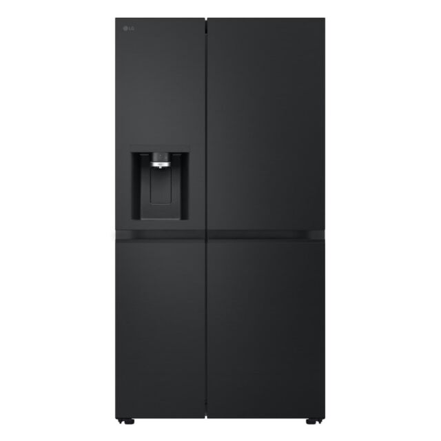 LG GSLE81EPBD 91.3Cm 50/50 Frost Free American Fridge Freezer - Essence Matte Black