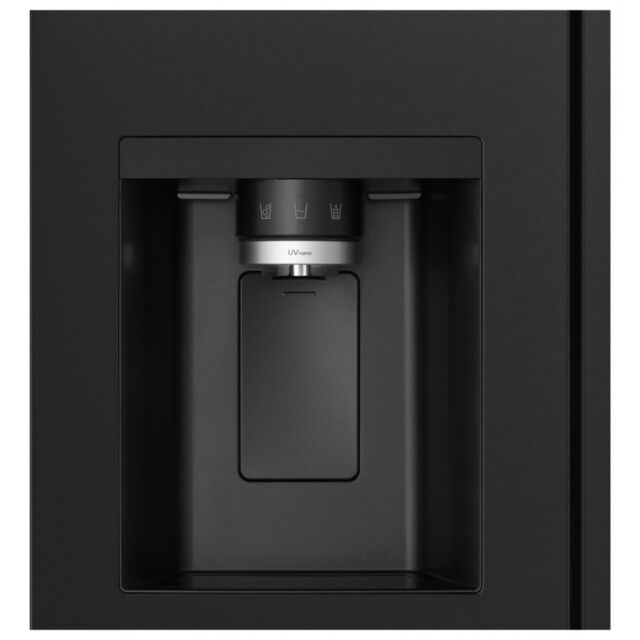 LG GSLE81EPBD 91.3Cm 50/50 Frost Free American Fridge Freezer - Essence Matte Black