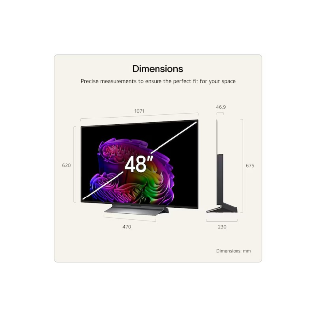 LG OLED48G66LS 48 Inch Lg Oled Evo Ai G6 4K Smart TV 2026