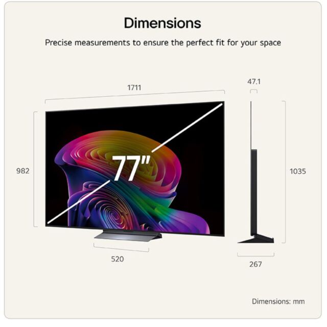 LG OLED77C66LB 